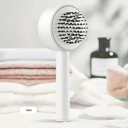 3D Air Design Self-Cleaning Hair Brush - Ergonomic Non-Slip Handle - Scalp Massager - Reduces Hair Breakage & Frizz