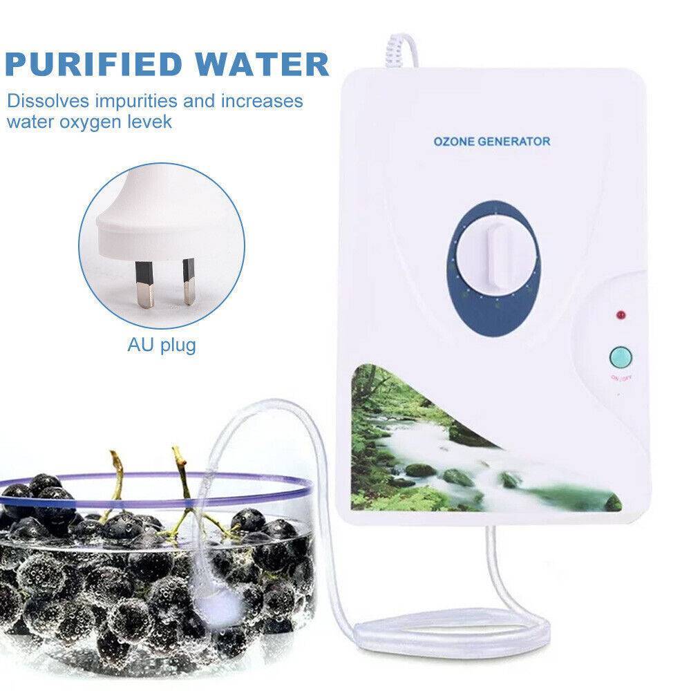 Vegetable Washing Machine Ozone Generator - 600mg/h - Portable Sterilization & Deodorizing - Electronic Water Purifier