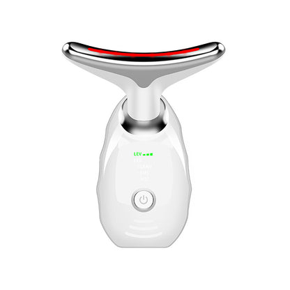 8 in 1 Facial Massager - Portable Neck and Face Beauty Device with LED Light, Vibration, Thermal, Microcurrent