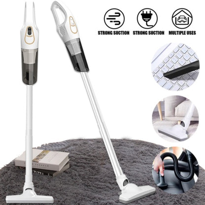 Cordless Vacuum Cleaner - 120W Handheld Stick Vacuum - 12000PA Suction - Lightweight, Bagless, HEPA Filter - White