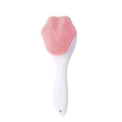 Handheld Silicone Face Scrubbing Exfoliator - Cat Paw Shape - Portable Facial Cleansing Brush for Sensitive Skin