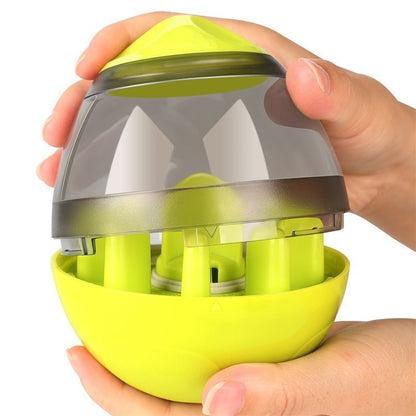 Dog Food Balls Tumbler Feeder Dispenser Bowl Toy - Interactive Automatic Pet Feeder - Non-Toxic PC Material