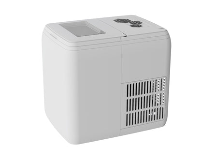 Countertop Ice Maker - 44LBS Daily Capacity - Compact 20KG Ice Maker with Scoop & Basket - Ideal for Home, Party, Camping