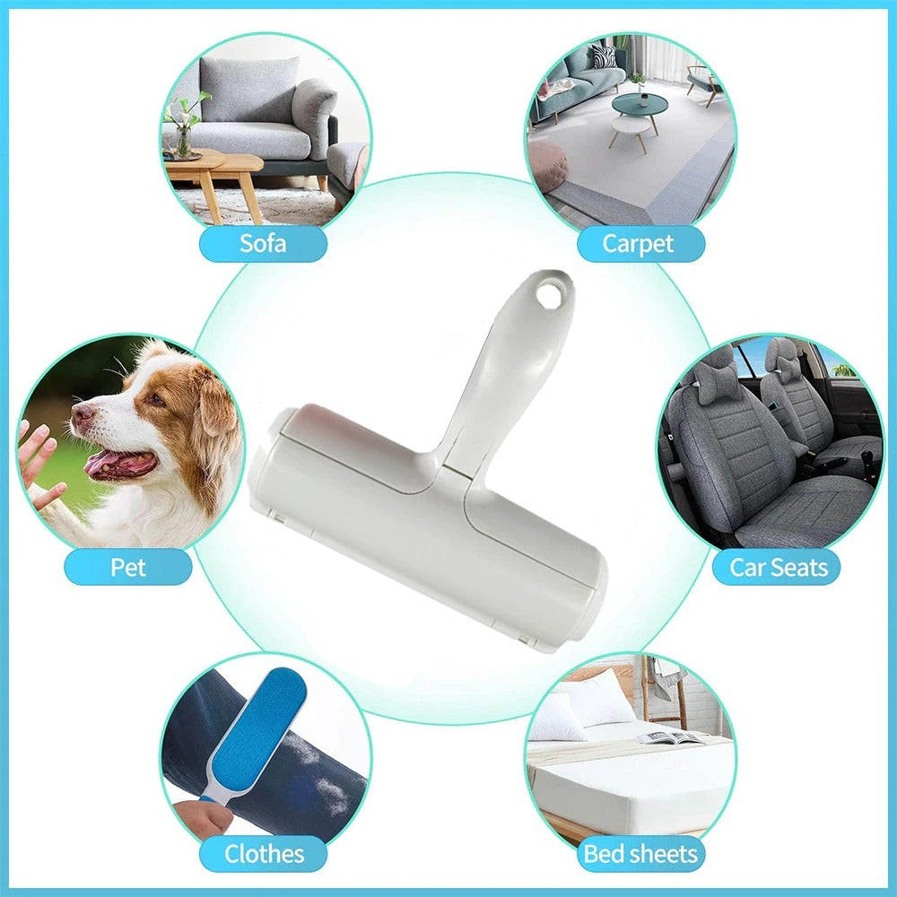 Pet Hair Roller Remover Lint Brush - Reusable Electronic Tool for Dogs & Cats - No Batteries Required