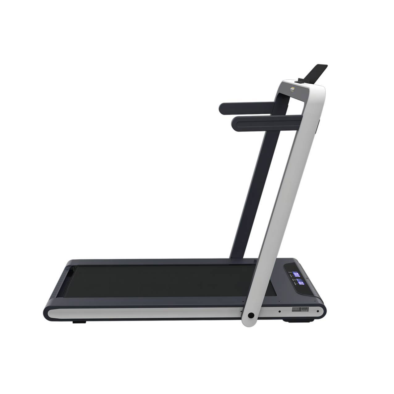 2 in 1 Under Desk Treadmill - Folding Electric Walking Jogging Machine - 2.5HP Motor, LED Display, Space-Saving Design - White