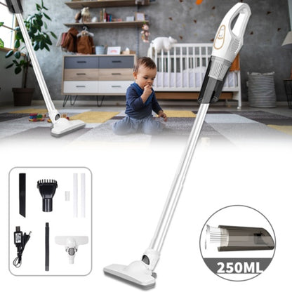 Cordless Vacuum Cleaner - 120W Handheld Stick Vacuum - 12000PA Suction - Lightweight, Bagless, HEPA Filter - White