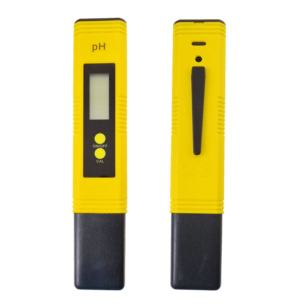 High Precision pH Meter - 0.01 pH Resolution - Digital Water Quality Tester for Aquarium & Hydroponics - LCD Display