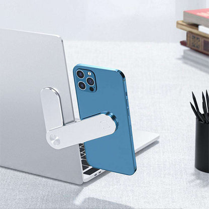 Magnetic Laptop Monitor Mount for Dual Screen - Universal Smartphone Holder for 4-8 inch Devices