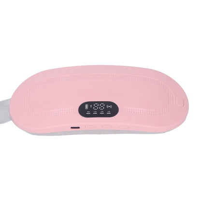 Menstrual Heating Pad - Pink Portable USB Electric Heat Pad with 4 Temperature Settings - Compact & Safe for Period Relief