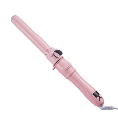 LCD Temperature Controlled Automatic Hair Curler - 21mm-30mm Diameter - Plug-in - 15 Temperature Settings