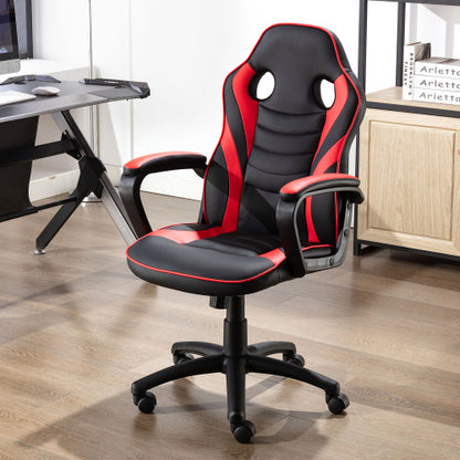 Ergonomic Gaming Chair - High Back Leather Recliner Office Chair - Computer Stuhl for Gaming and Work