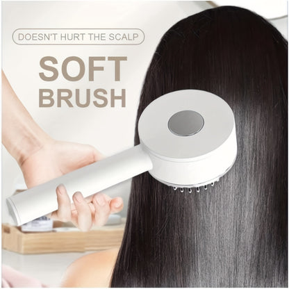 3D Air Design Self-Cleaning Hair Brush - Ergonomic Non-Slip Handle - Scalp Massager - Reduces Hair Breakage & Frizz