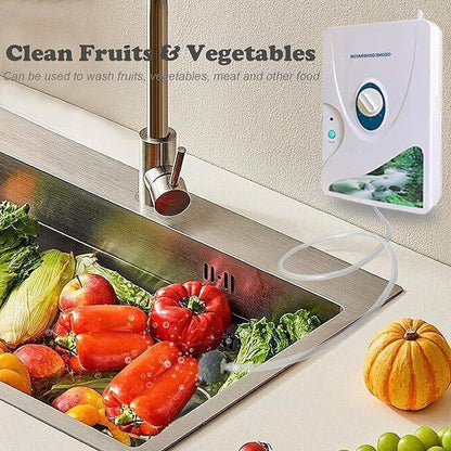 Vegetable Washing Machine Ozone Generator - 600mg/h - Portable Sterilization & Deodorizing - Electronic Water Purifier