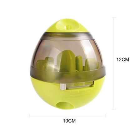 Dog Food Balls Tumbler Feeder Dispenser Bowl Toy - Interactive Automatic Pet Feeder - Non-Toxic PC Material