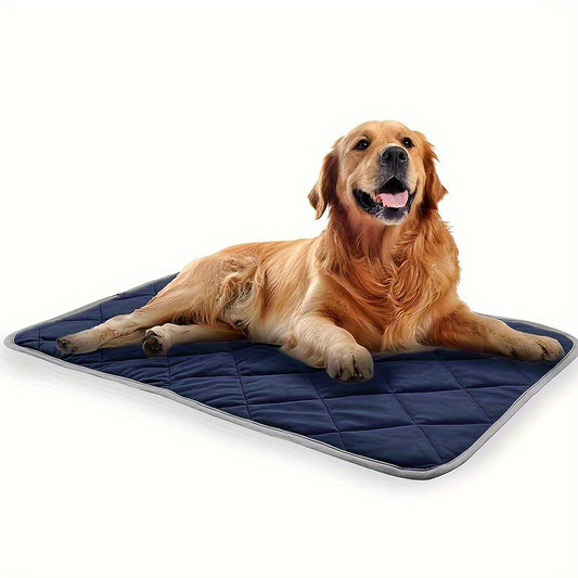 Self-Heating Dog Cat Bed - Non-Slip Thermal Pet Pad - Washable - 5-Layer Construction