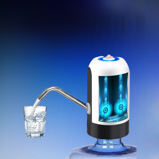 Electric Automatic Water Dispenser - USB Rechargeable 5 Gallon Bottle Pump - BPA Free - Portable for Home, Office, Camping